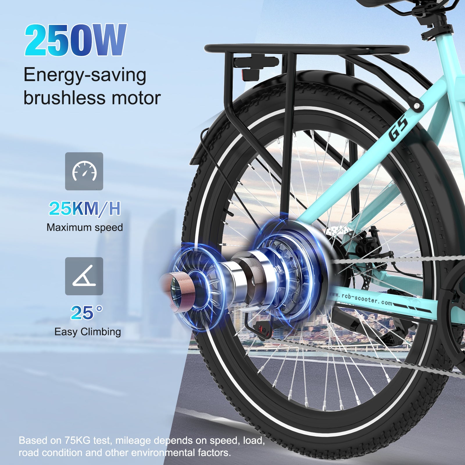 RCB G5 Elektrofahrrad für Erwachsene (RCB-App)&NFC E-BIKE)