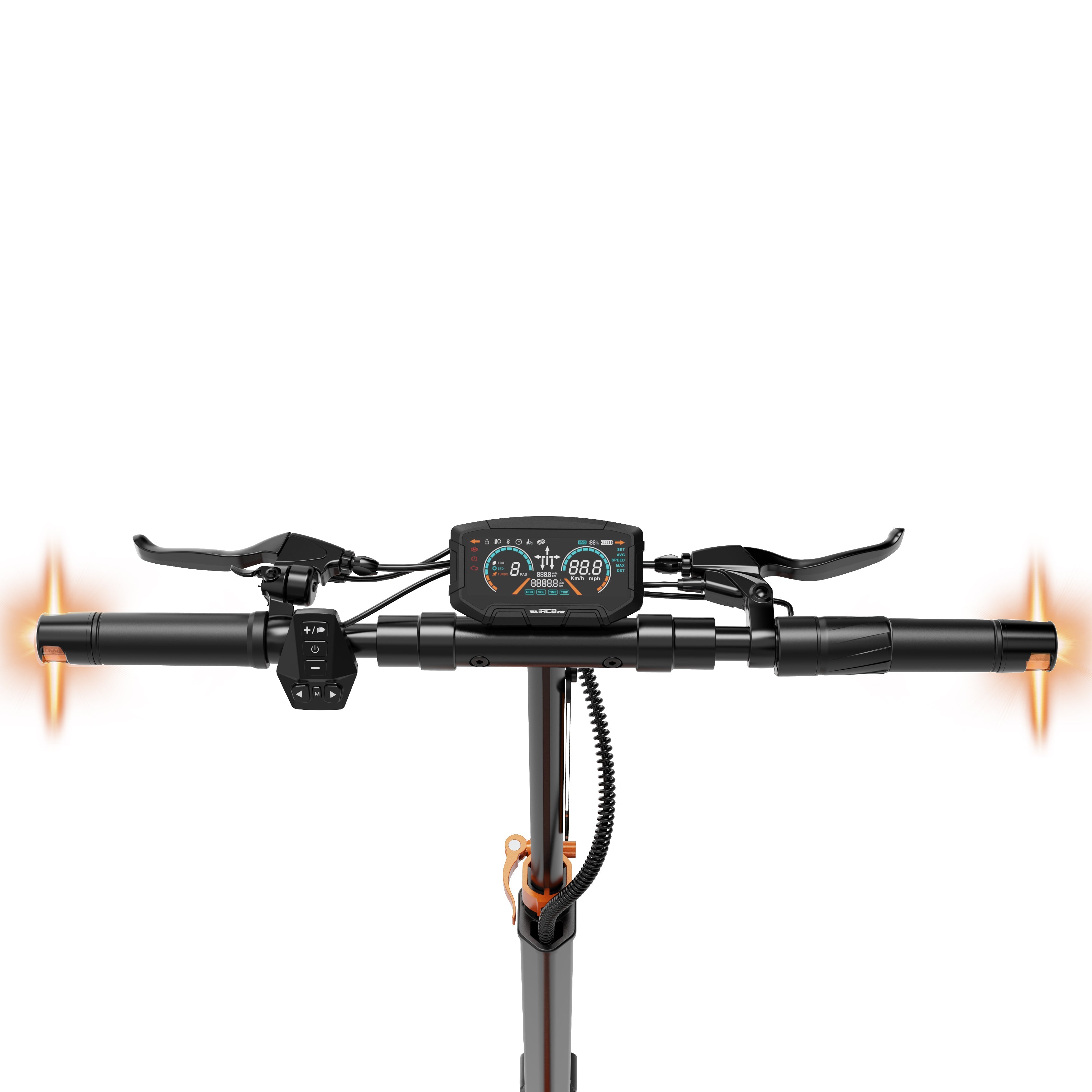 RCB D7 EU Ultra-Elektroroller-Blinker (RCB D7 NFC+Blinker)