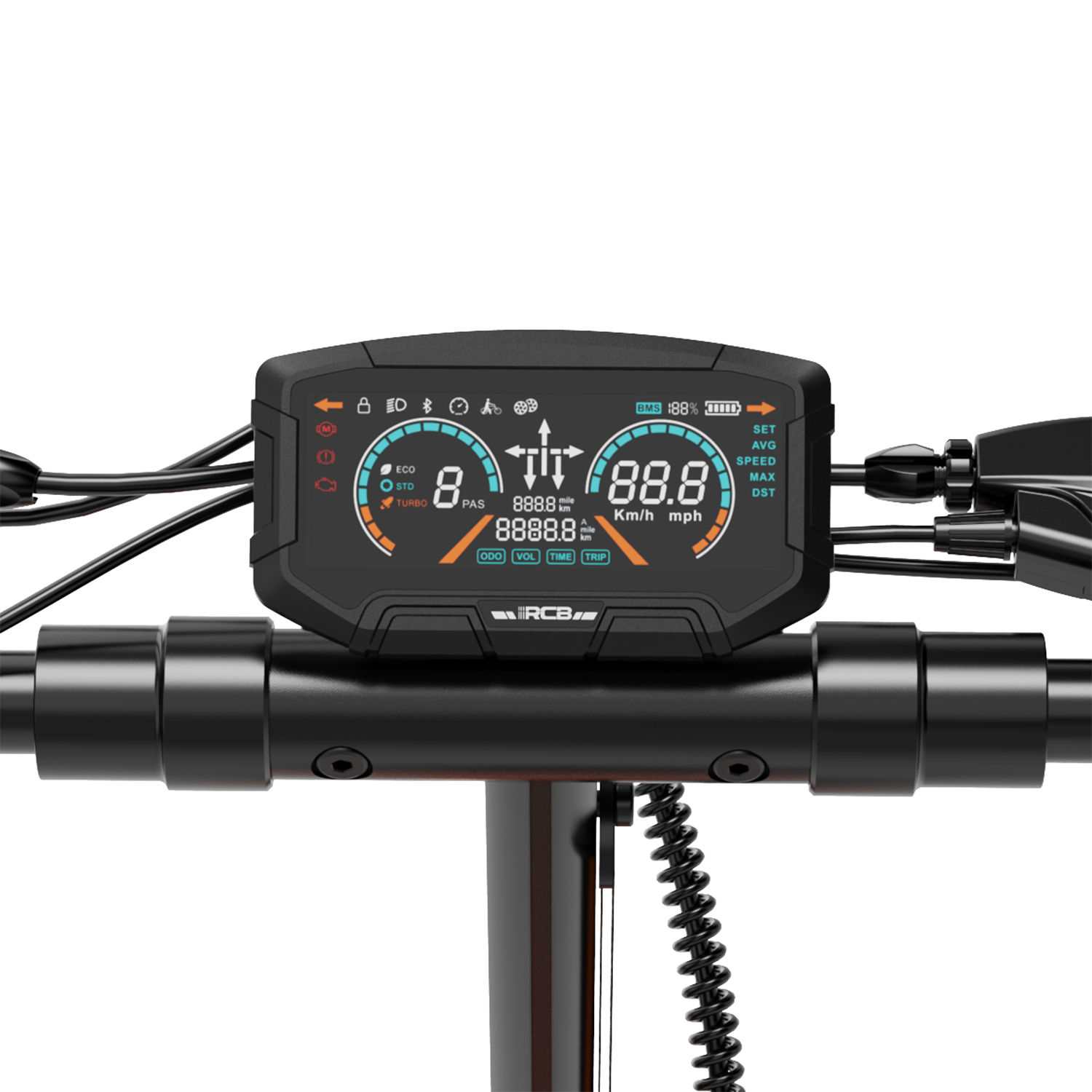 RCB D5 PRO ABE Ultra Elektroroller Blinker(RCB D5 PRO NFC+Turn Signal)