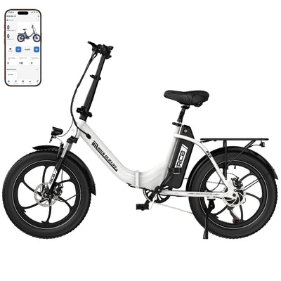 RCB RK6 Fat Tire Folding Electric Bicycle(RCB APP E BIKE)