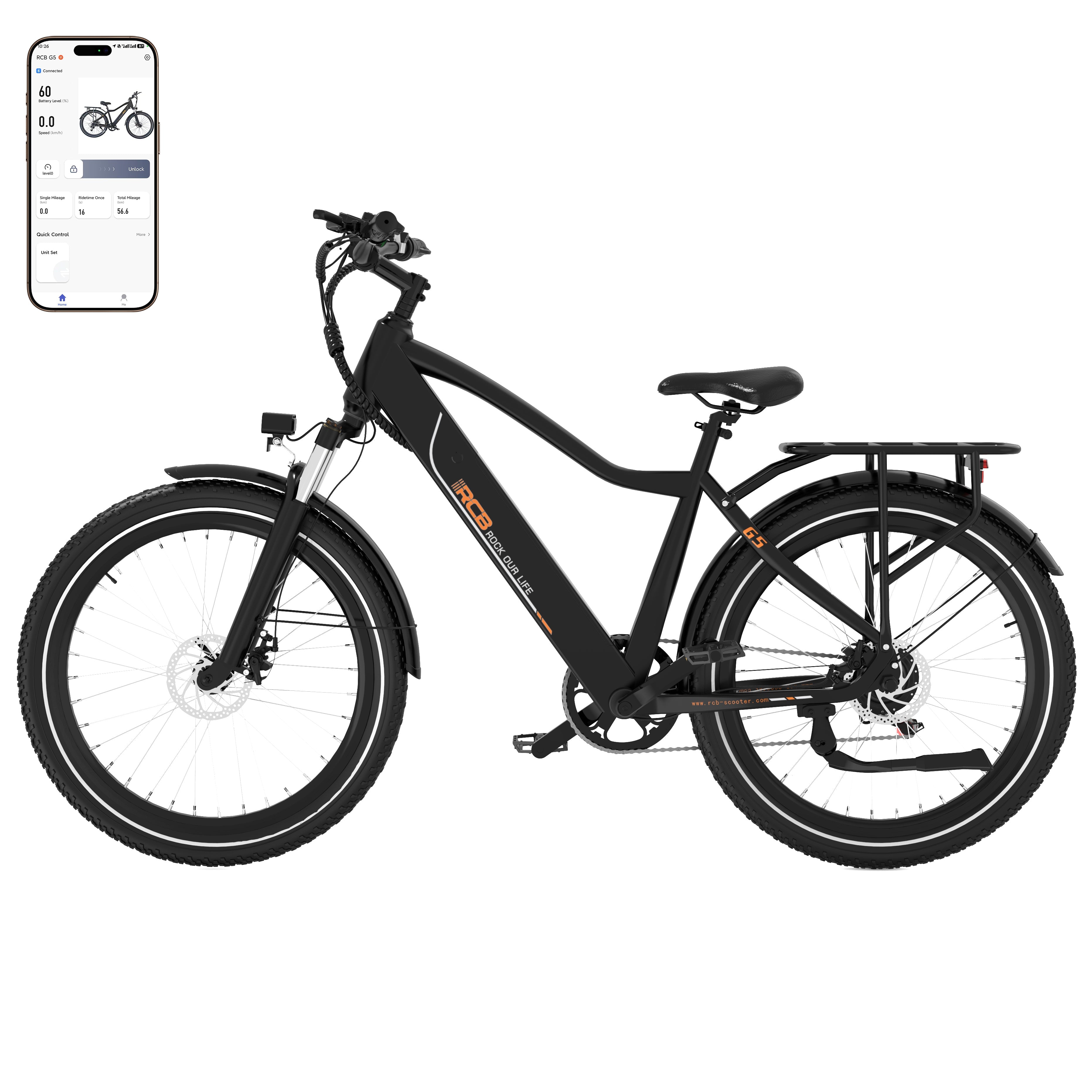 RCB G5 Electric Bike for Adults(RCB APP&NFC E BIKE)