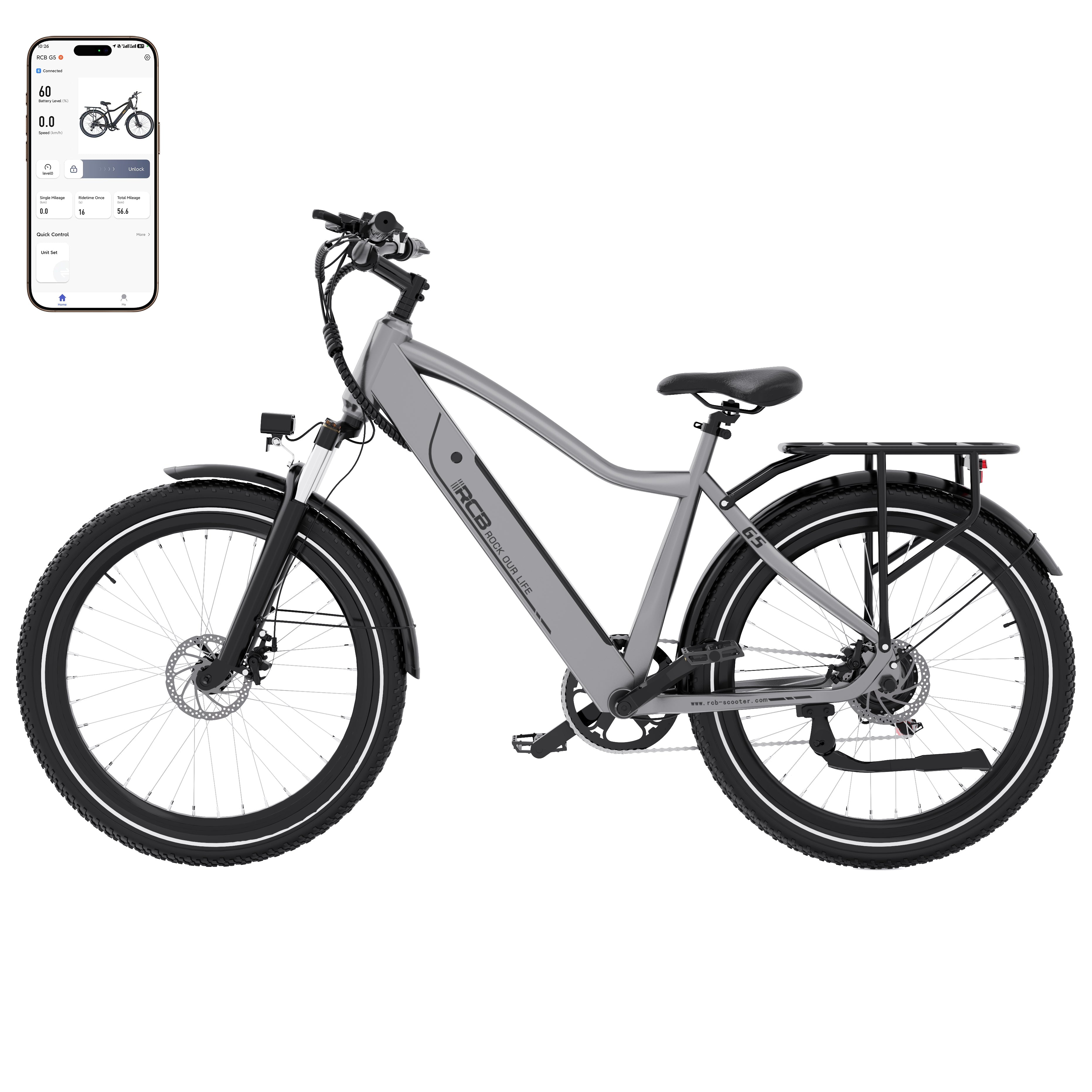 RCB G5 Electric Bike for Adults(RCB APP&NFC E BIKE)