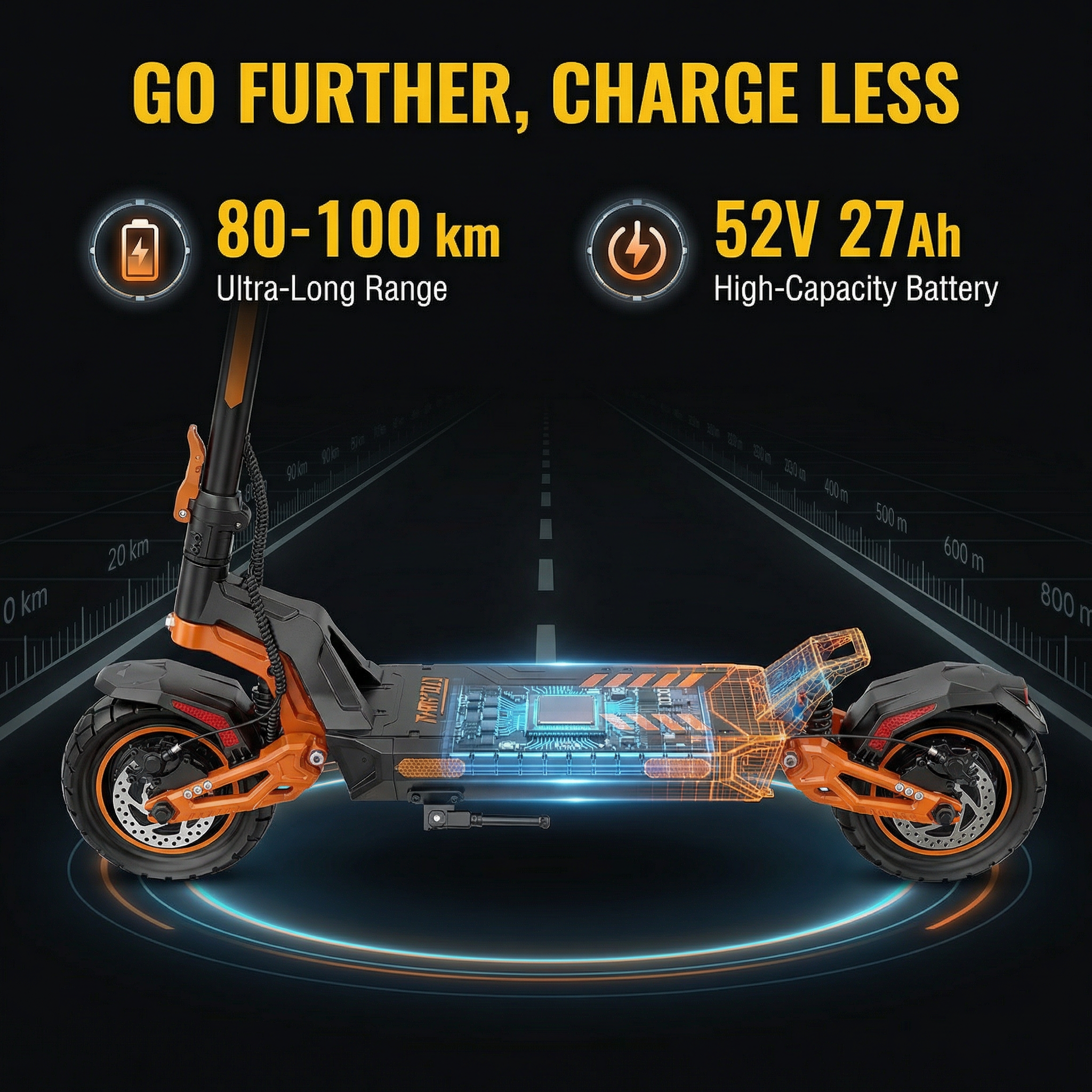 RCB D7 MAX ABE Elektroroller Dual Motors NFC Blinker