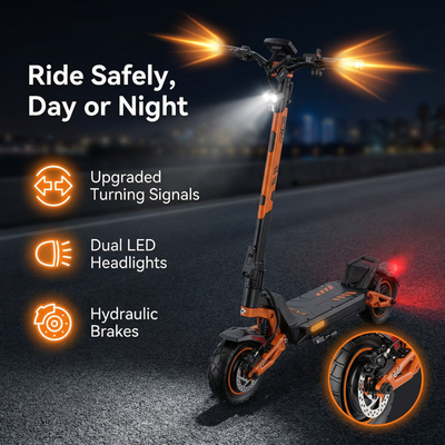 RCB D7 MAX ABE Elektroroller Dual Motors NFC Blinker