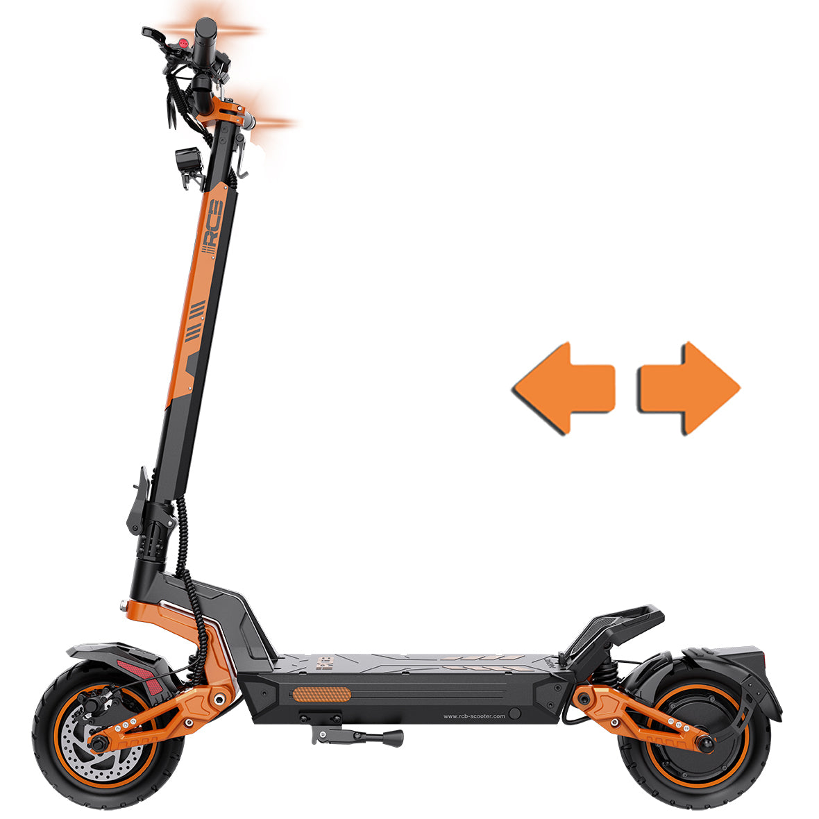 RCB D7 MAX ABE Elektroroller Dual Motors NFC Blinker