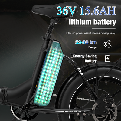 RCB RK6 Fat Tire Folding Electric Bicycle(RCB APP E BIKE)