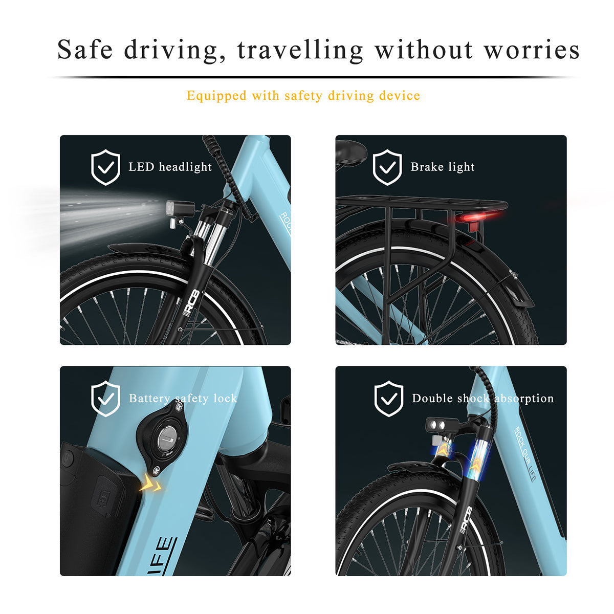 RCB G6 Electric Bike for Adults(RCB APP&NFC E BIKE)