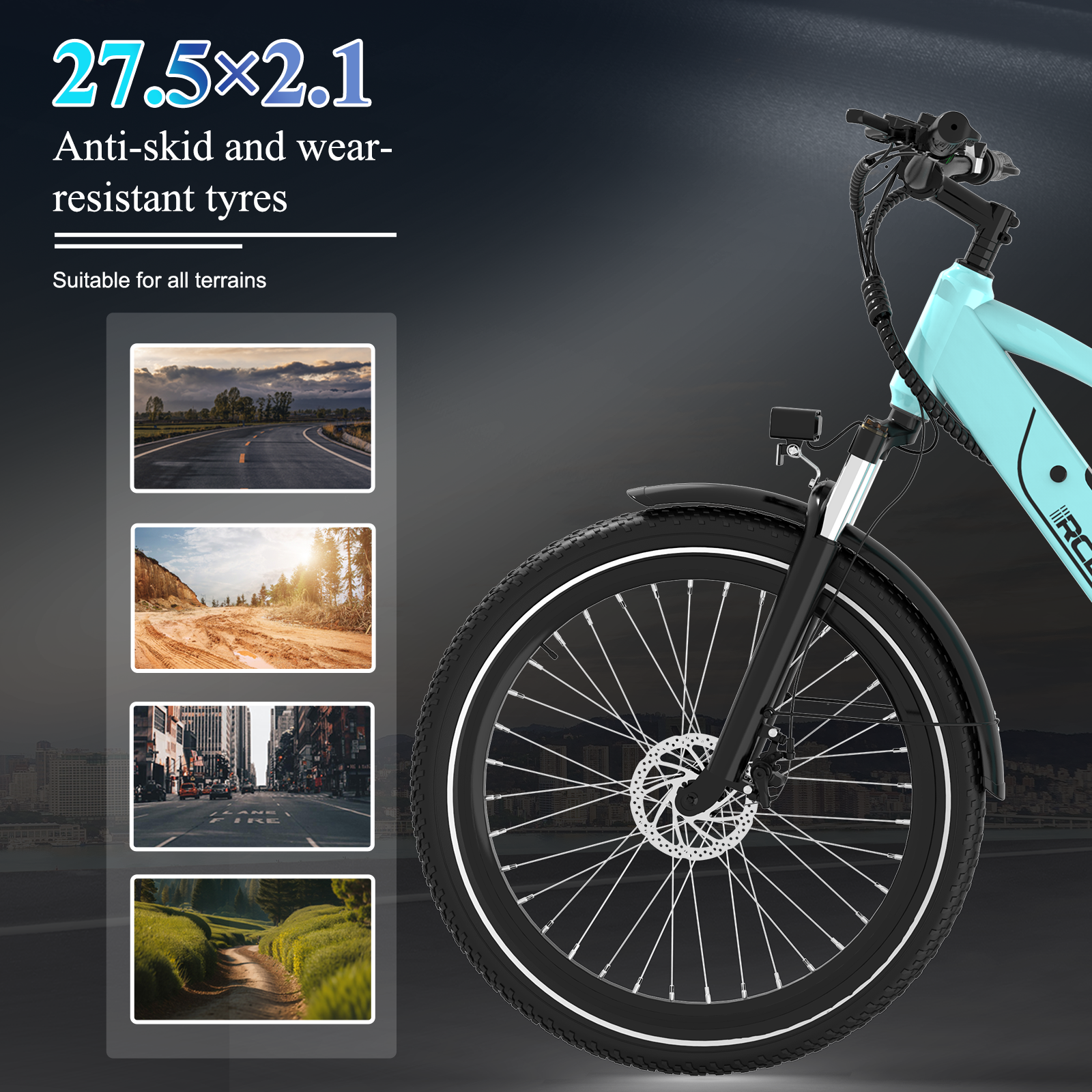 RCB G5 Elektrofahrrad für Erwachsene (RCB-App)&NFC E-BIKE)