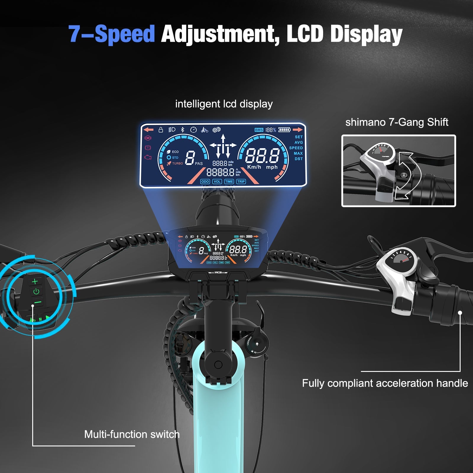 RCB G5 Elektrofahrrad für Erwachsene (RCB-App)&NFC E-BIKE)