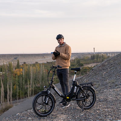 RCB RK6 Fat Tire Folding Electric Bicycle(RCB APP E BIKE)