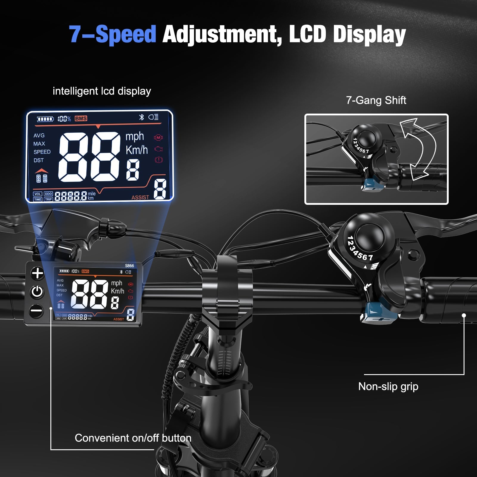 RCB RK6 Fat Tire Folding Electric Bicycle(RCB APP E BIKE)