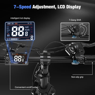 RCB RK6 Fat Tire Folding Electric Bicycle(RCB APP E BIKE)