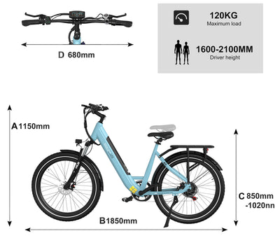 RCB G6 Electric Bike for Adults(RCB APP&NFC E BIKE)
