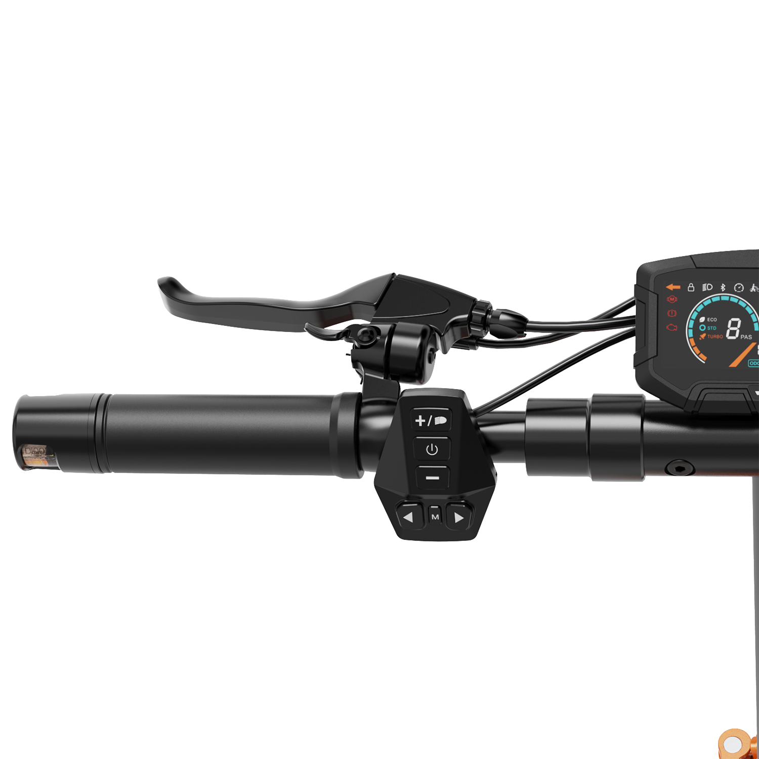 RCB D7 PRO EU Ultra-Elektroroller-Blinker (RCB D7 PRO Ultra NFC+Turn Signal)