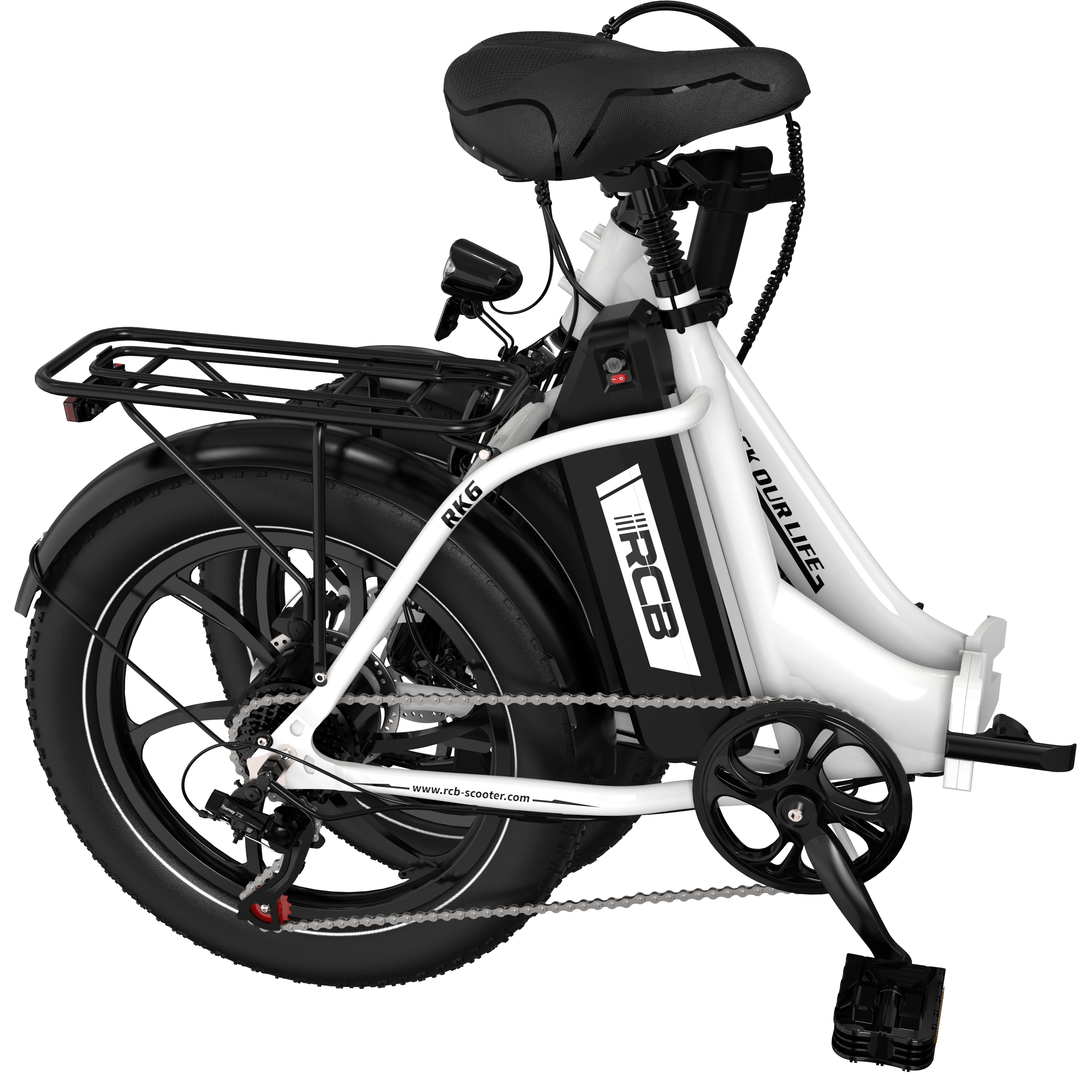 RCB RK6 Fat Tire Folding Electric Bicycle(RCB APP E BIKE)