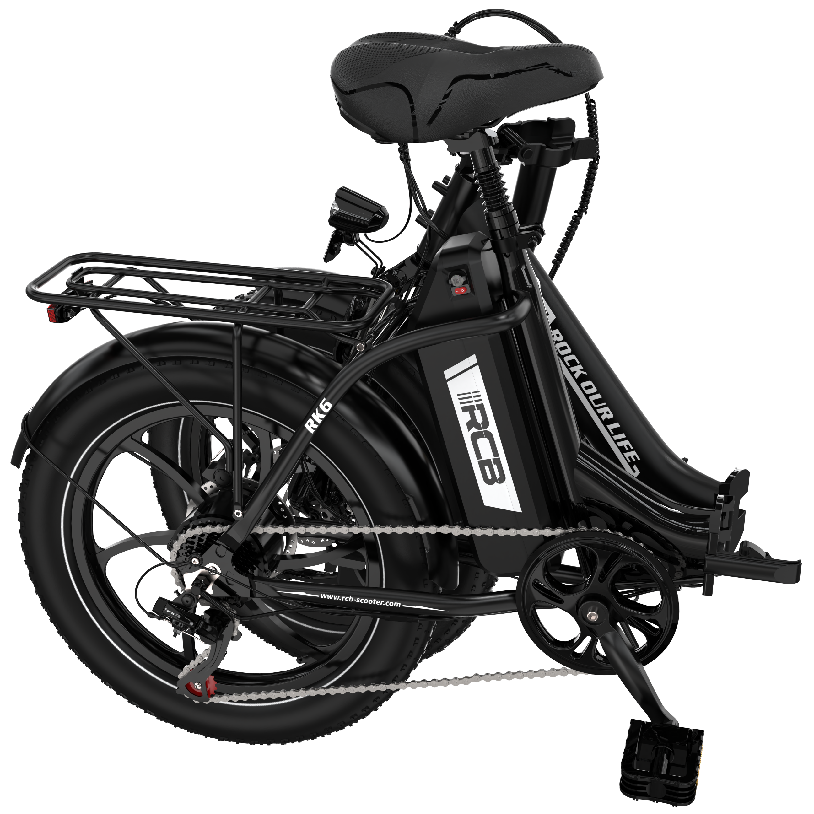 RCB RK6 Fat Tire Folding Electric Bicycle(RCB APP E BIKE)