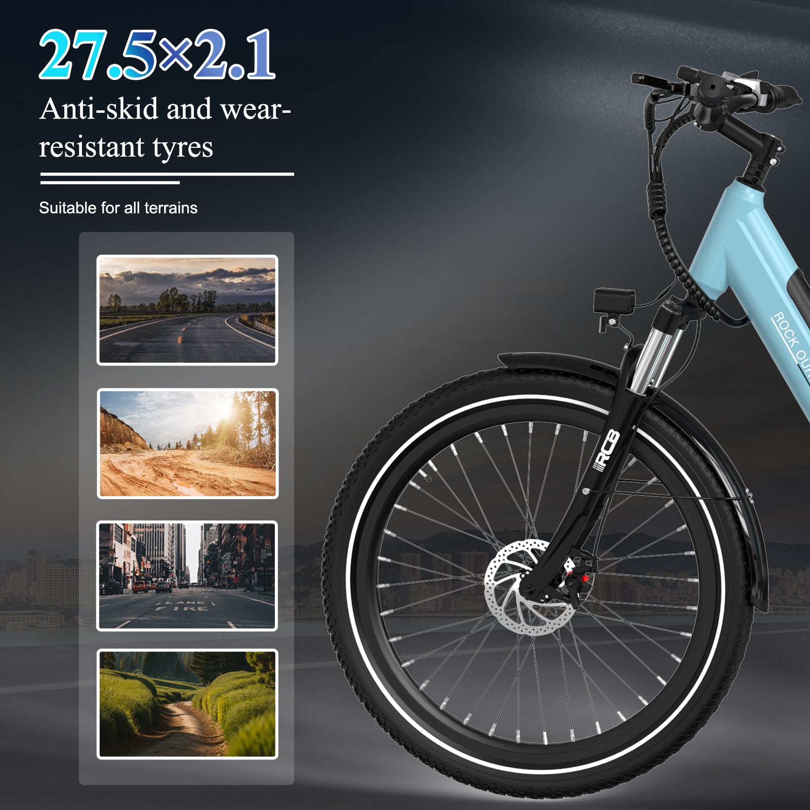 RCB G6 Electric Bike for Adults(RCB APP&NFC E BIKE)